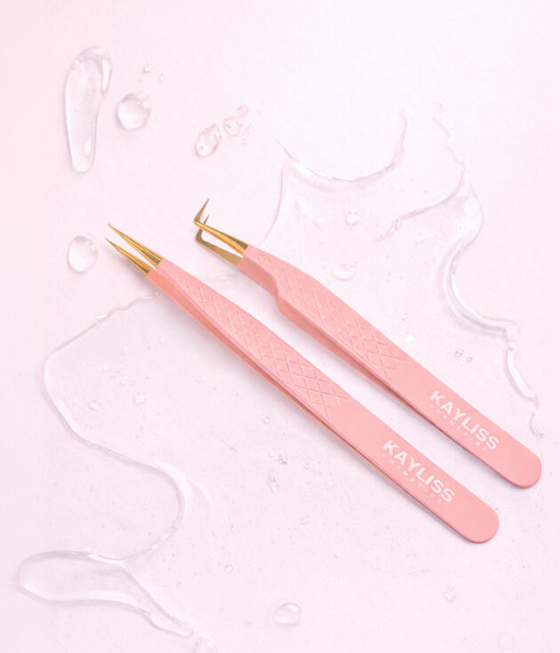 Duo de pinces à extensions de cils Kayliss Cosmetics