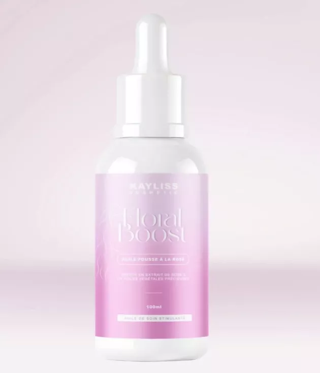 Huile de pousse cheveux à la rose - Kayliss Cosmetics